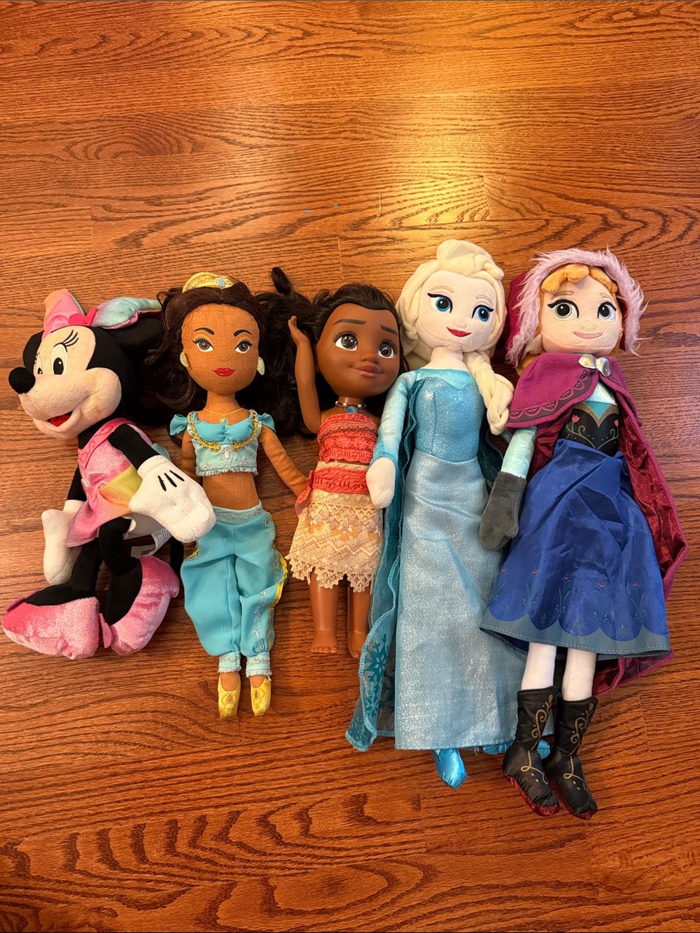 Disney Princess and Minnie Mouse stuffed toys